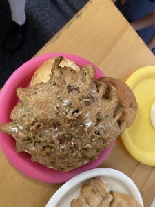 Heritage Year 6 pupils bake bread during an enrichment session