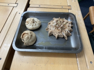 Heritage Year 6 pupils bake bread during an enrichment session