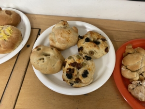 Heritage Year 6 pupils bake bread during an enrichment session