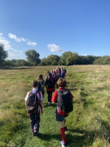 Heritage Year 6 pupils go on an all-day ramble
