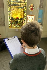 Year 6 pupils visit the Stained Glass Museum in Ely