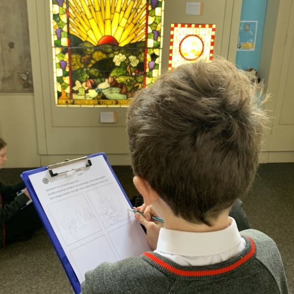 Year 6 pupils visit the Stained Glass Museum in Ely