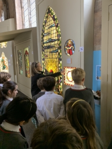 Year 6 pupils visit the Stained Glass Museum in Ely