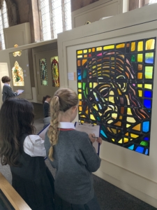 Year 6 pupils visit the Stained Glass Museum in Ely