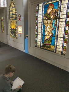 Year 6 pupils visit the Stained Glass Museum in Ely