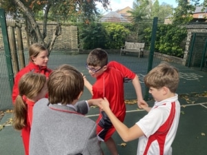 Heritage Year 7 and Year 8 pupils in a joint enrichment session