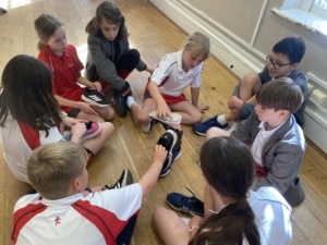 Heritage Year 7 and Year 8 pupils in a joint enrichment session