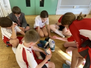 Heritage Year 7 and Year 8 pupils in a joint enrichment session