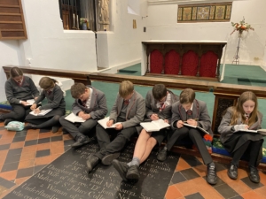 Year 7 ventured across Cambridge for enrichment visits to some of the city’s most significant historic buildings, including the Round Church and St Edward King and Martyr.