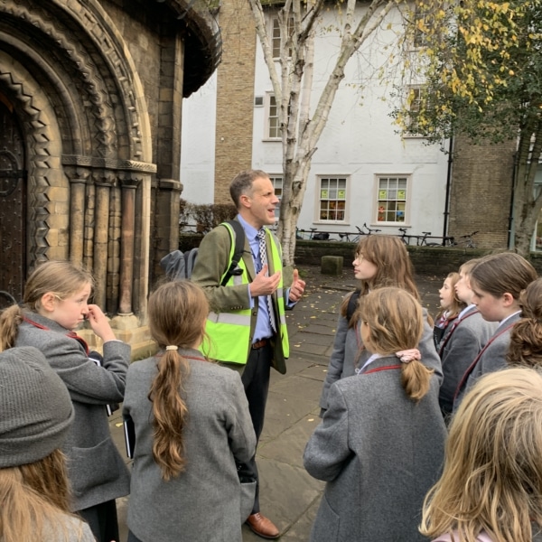 Year 7 ventured across Cambridge for enrichment visits to some of the city’s most significant historic buildings, including the Round Church and St Edward King and Martyr.