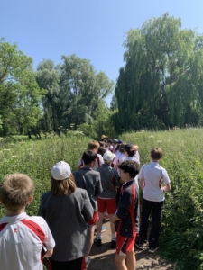 Heritage Year 7 Pupils explore the Cambridge area during Nature Walks