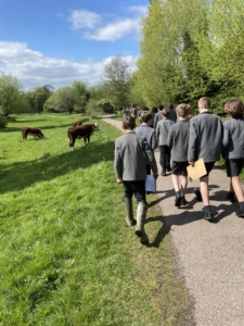 Heritage Year 7 Pupils explore the Cambridge area during Nature Walks