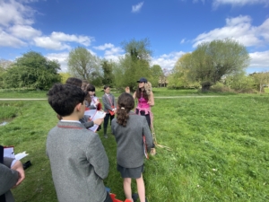 Heritage Year 7 Pupils explore the Cambridge area during Nature Walks