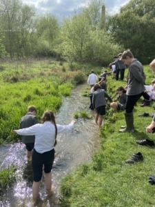 Heritage Year 7 Pupils explore the Cambridge area during Nature Walks